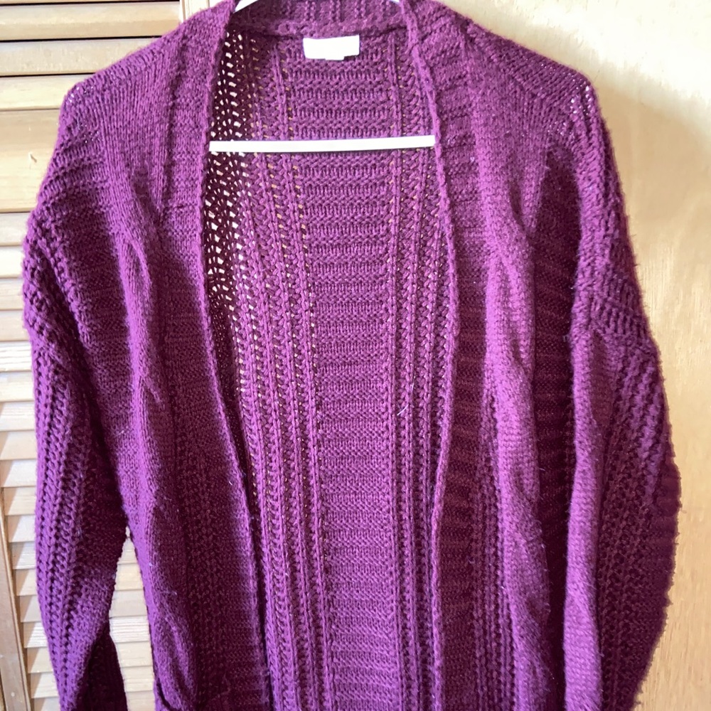 Burgundy Debut Caridgan